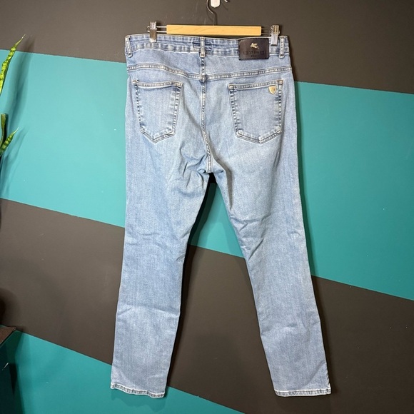 Etro Blue Straight Jeans Classic Style - Picture 7 of 7